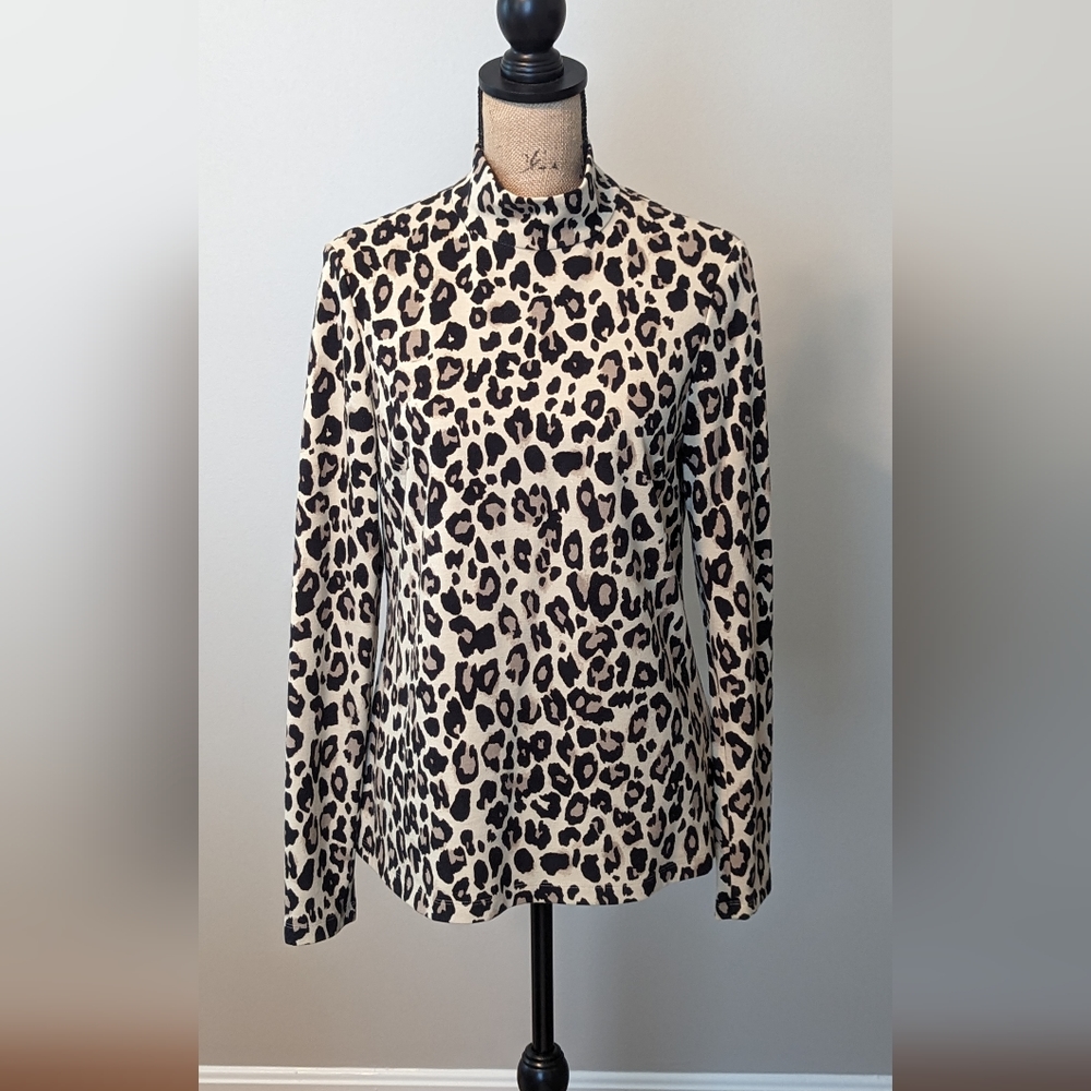 Kate Spade Leopard Blouse